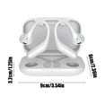 thumbnail image 3 of Open Ear Headphones, Bluetooth 5.3 Air Conduction Headphones with Mic Wireless Premium Stereo Sound Earbuds with 40H Playtime & Digital Display, IPX6 Earbuds for Running Fitness - White, 3 of 6