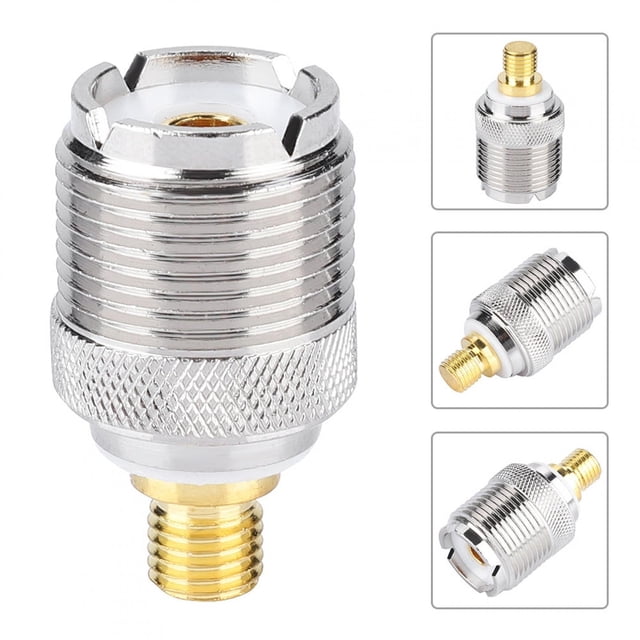 Conector Coaxial, 1PCS Adaptador De Conector De Antena Coaxial Adaptador Coaxial De Cable Coaxial Plano Con Impedancia De 50 Ohmios 1000 Veces Esperanza De Vida Para GP328