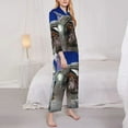 thumbnail image 4 of Bingfone Womens Pajama Sets Astronaut In Outer Space Print,Long Sleeve Loungewear Pajamas Set-Xx-Large, 4 of 9