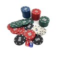 thumbnail image 4 of 100pcs Round Plastic Chips Casino Poker Card Game Baccarat Counting Accessories Dice Entertainment Chip 5/10/20/50/100, 4 of 5