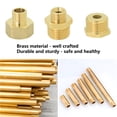 thumbnail image 6 of 1/2" to 3/8" Brass Compression Reducer Adapter, 3/8" Male to 1/2" Water Supply Pipe Fitting for RV Kitchen Water Lines, 3 PCS, 6 of 7