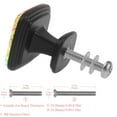 thumbnail image 3 of 4 Pcs Square Cabinet Handle Cupboard Knob Drawer Pulls Handle Tribe Africa Drawer Knobs with Screws Furniture Decoration, 3 of 7