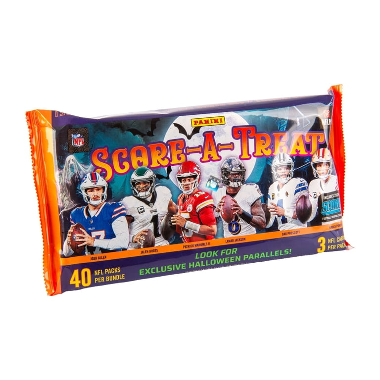 score a treat rare cards 202526 Panini NFL Halloween Treat Packs Official Trading Trick-or-Treat Candy Alternative Limited Edition Football Cards for Kids : Sports & Outdoors 2025 Score-a-Treat Football Checklist, Team