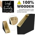 thumbnail image 3 of Zomyto 7x7 In Funny Bathroom Wooden Box Sign,Wash Your Hands YA' Filthy Animal Decor, 3 of 7