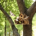 thumbnail image 6 of Zynic Bird Feeders 6 Hole Handmade Bird House Outdoor Bird House Bird House 6 Hole Hummingbird House Hanging Large Bird House Nest Box Bird House Home & Garden, 6 of 6