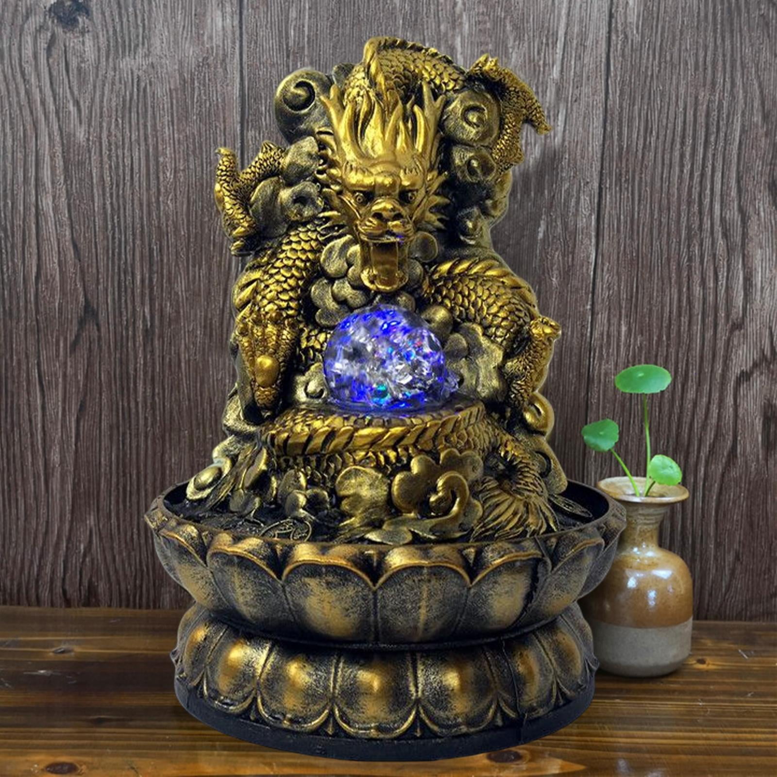 Indoor Water Fountain Meditation Feng Shui Ornaments Soothing