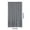 Gray, variant on Gazebo Curtains, Outdoor Patio Rain Curtain with Rod Pocket, Waterproof Sun Shade Canopy, 83" x 52" Semi-Privacy Screen for Pergola Deck