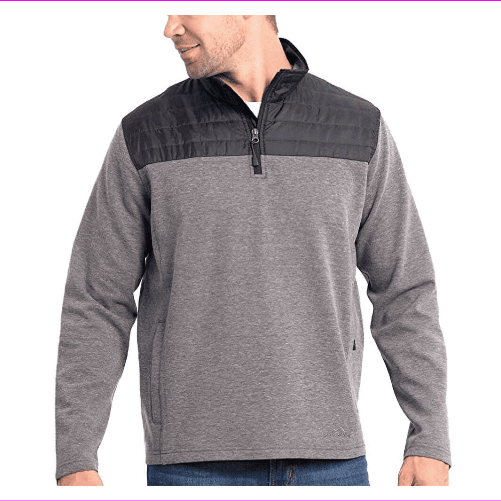 Eddie Bauer Eddie Bauer Mens Pullover Sweatshirt 1/4 Zip Big XXL