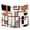 Orange, variant on Red Blue Black, Tapestry for Bedroom Wall Hanging Tapestry, Geometric Yellow Abstract Middle Century Ceiling Backdrop Tapestries Poster Blanket Wall Decor for Teens Room Living Room Dorm 59" x 90"
