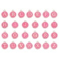 thumbnail image 1 of Encanto de letra de esmalte A-Z, joyería, encanto inicial de esmalte, encanto de colgante dorado rojo rosa, paquete de 26, 1 of 7
