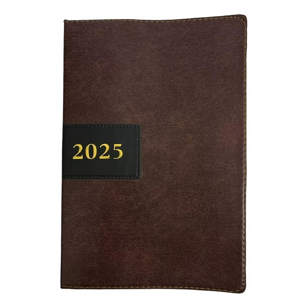 Agenda Ejecutiva 2025 Diaria Pasta Suave Empastada 21x14.5cm