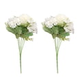 thumbnail image 2 of Gwong Decoración hogareña 2 unids flores falsas artificiales Inicio Tienda Café Boda Boda banquete Decoración Gwong 21048369, 2 of 7