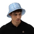 thumbnail image 4 of Xecao Winter Paisley Pattern Print Men and Women Night Reflective Hat Runner Cap Visor Bucket Hat Boonie Cap, 4 of 6