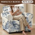 thumbnail image 4 of Chririnla 2 Piece Sofa Cover for Living Room Couch Covers with Non-Slip for Pet, Vintage Landscape Toile Print Chair Slipcovers, 4 of 8
