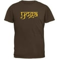 thumbnail image 1 of Yoga Sanskrit Brown Adult T-Shirt, 1 of 1