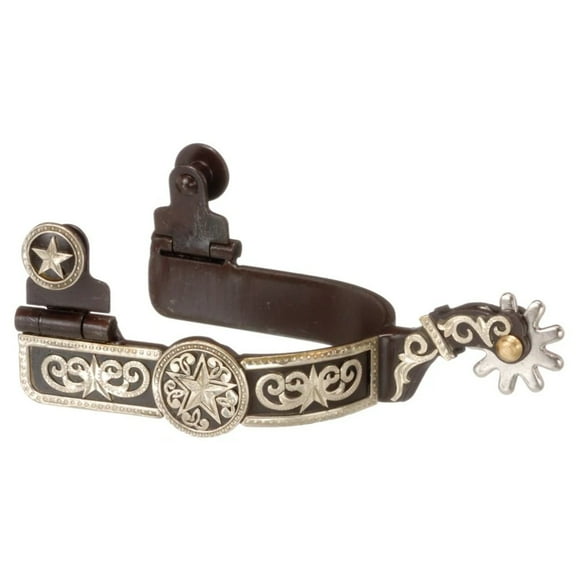 Tough 1 Brown Steel with Star Spurs