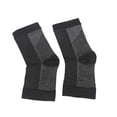 thumbnail image 1 of Workhe 1 Pair Compression Ankle Supports Nylon Compression Open Toe Socks Leg Calf Ankle Sleeve Brace, S/M, 1 of 9