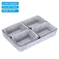 thumbnail image 4 of Uxcell Felt Drawer Organizer, 7 Pack Desk Organizer Drawers Organizers Tray, Light Gray, 4 of 5