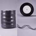 1group Sheer Organza Ribbon Wide Ribbon for Wedding Decorative Black 3/ ...