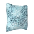 thumbnail image 2 of LNWH Decorative Pillow Covers, Natural Forest Petals Square Sofa Decorative Knit Pillow Case, 20"x20", 2 of 8
