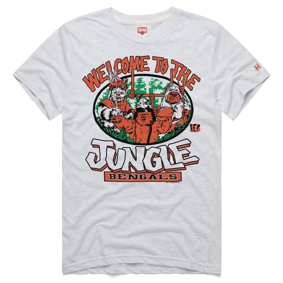 Unisex Homage Ash Cincinnati Bengals Star Wars x NFL Tri-Blend T-Shirt