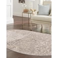 thumbnail image 3 of Rugs.com Lola Collection Rug – 5' x 8' Oval Oval Gray Medium Rug Perfect For Living Rooms, Large Dining Rooms, Open Floorplans, 3 of 6