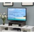 thumbnail image 2 of Pemberly Row Contemporary Wood Large Monitor Riser for TVs up to 23" in Gray, 2 of 5