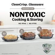 Ninja Crispi Pro 6-in-1 Glass Countertop Air Fryer, White