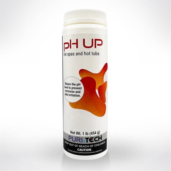 Puri Tech Spa pH Up Raises pH and Total Alkalinity Increasing Sanitizer Effectiveness in Spas and Hot Tubs 1lb
