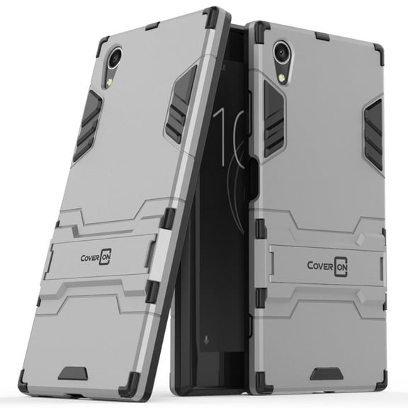 CoverON Sony Xperia XA1 Plus Case, Shadow Armor Series Hybrid Kickstand Phone Cover