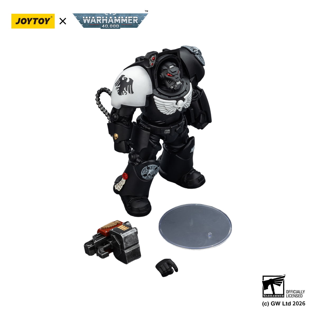 [IN STOCK] JOYTOY Warhammer 40K 1/18 Action Figures Raven Guard Terminator 2 with Power Fist and Storm Bolter