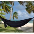 thumbnail image 2 of Gold Armour Camping Hammock - Extra Large Double Parachute Hammock Black, 2 of 7