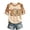 Beige, variant on Women Tops Maple Leaf Acorn Print Crew Neck Plaid Sleeve Casual Tshirts Grateful For Jesus He Never Fails Soft Faith Graphic Tees Blue 2XL