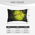 thumbnail image 4 of Uemuo Ball Print Throw Pillow Case – Cozy & Soft Cushion Cover, Hypoallergenic Pillow Case for Sleeping, Perfect for Women with Envelope Closure-16"x24", 4 of 6