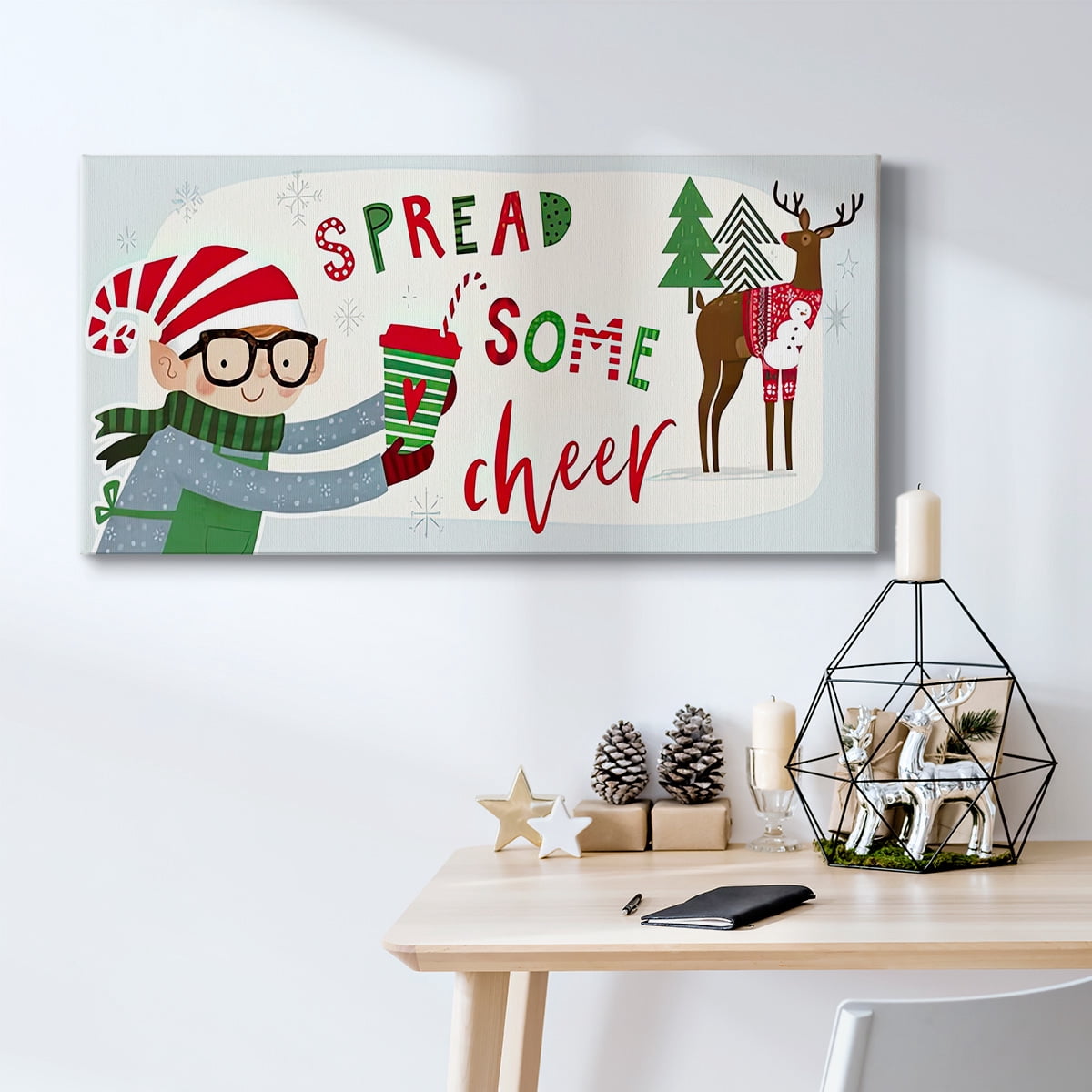 Santa's Foodtruck Collection D- Gallery Wrapped Canvas