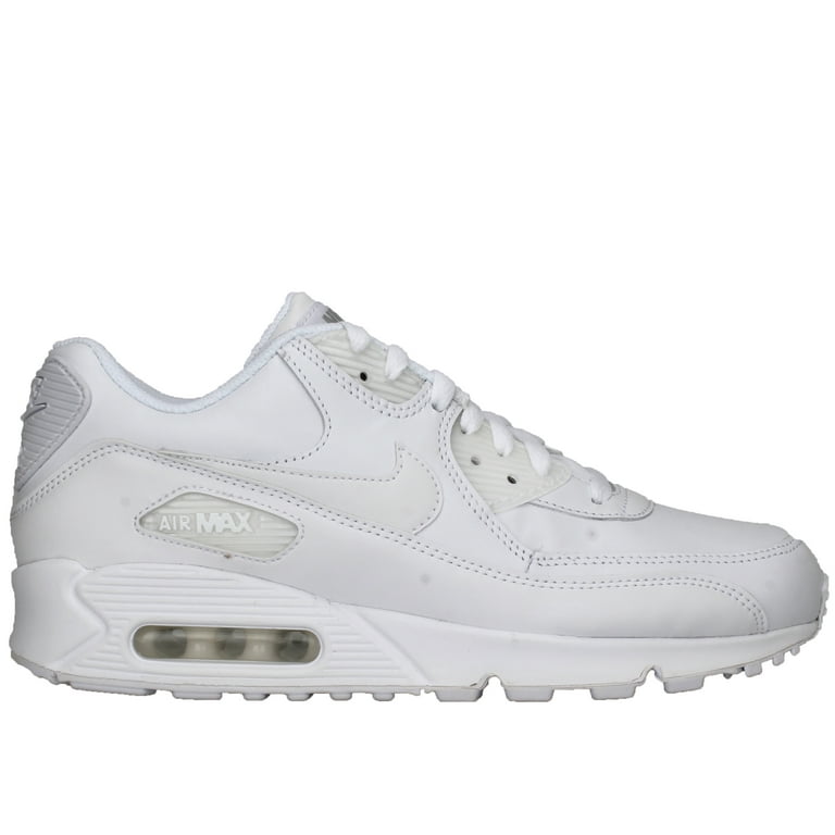 vuilnis zone Kakadu Nike Air Max 90 Leather White/White 302519-113 - Walmart.com