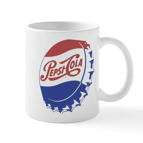 CafePress - Pepsi Bottle Cap Mugs - 11 oz Ceramic Mug - Novelty Coffee Tea Cup