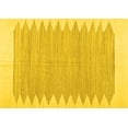 thumbnail image 1 of Ahgly Company Machine Washable Indoor Rectangle Solid Yellow Modern Area Rugs, 8' x 12', 1 of 4