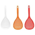 thumbnail image 4 of Strainer Long Handle Heat-resistant Kitchen Skimmer Sifter Plastic Cooking Sieve Scoop Spoon, White, 4 of 6