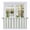 DarkOliveGreen, variant on Green Stripe Tier Curtains, Modern Farmhouse Geometric Striped Light Filtering Kitchen Curtains, 2Pcs Rod Pocket Half Window Treatments Panels for Sink Cafe Cabinet Camper 27.5x24 Inches
