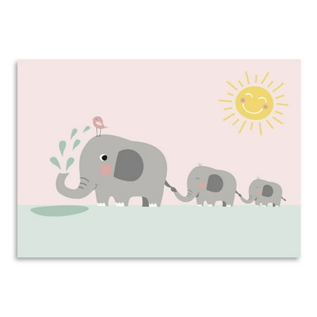 UPC: 0686457547727 | Americanflat Elephant by Nanamia Design Poster Art Print