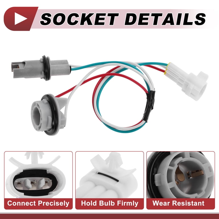 Headlight Light Socket Wiring for Toyota 4Runner 2006-2009 No