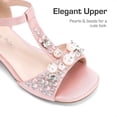 thumbnail image 3 of Sandalia DREAM PAIRS KKUMHS2501 Niñas Rosa con Lazo de Perlas, 3 of 6