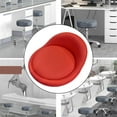 thumbnail image 4 of Taburete de bar con asiento de repuesto perfecl rojo resistente al agua, 4 of 6