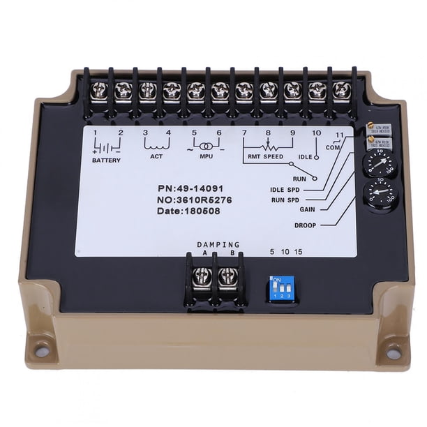Controlador de velocidad a prueba de humedad controlador de velocidad del generador equipo electrónico antivibración para automatización industrial Equipos industriales Inicio ANGGREK Otros