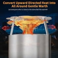 thumbnail image 6 of Heat Deflector for Solo Stove Bonfire, 19.5" Solo Stove Bonfire Accessories, 304 Stainless Steel Fire Pit Heat Deflector with Carrying Handle & 3 Legs, Heat Diffuser for Outdoor Indoor Fire Pits, 6 of 8