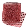 thumbnail image 1 of Coofit Ruban en Strass 24 Rangées Bling Maille Cristal Ruban Strass Ruban Diamant, 1 of 2