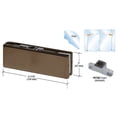thumbnail image 5 of CRL PH20ADU Dark Bronze Top Door Patch Fitting with 1NT303 Insert, 5 of 6