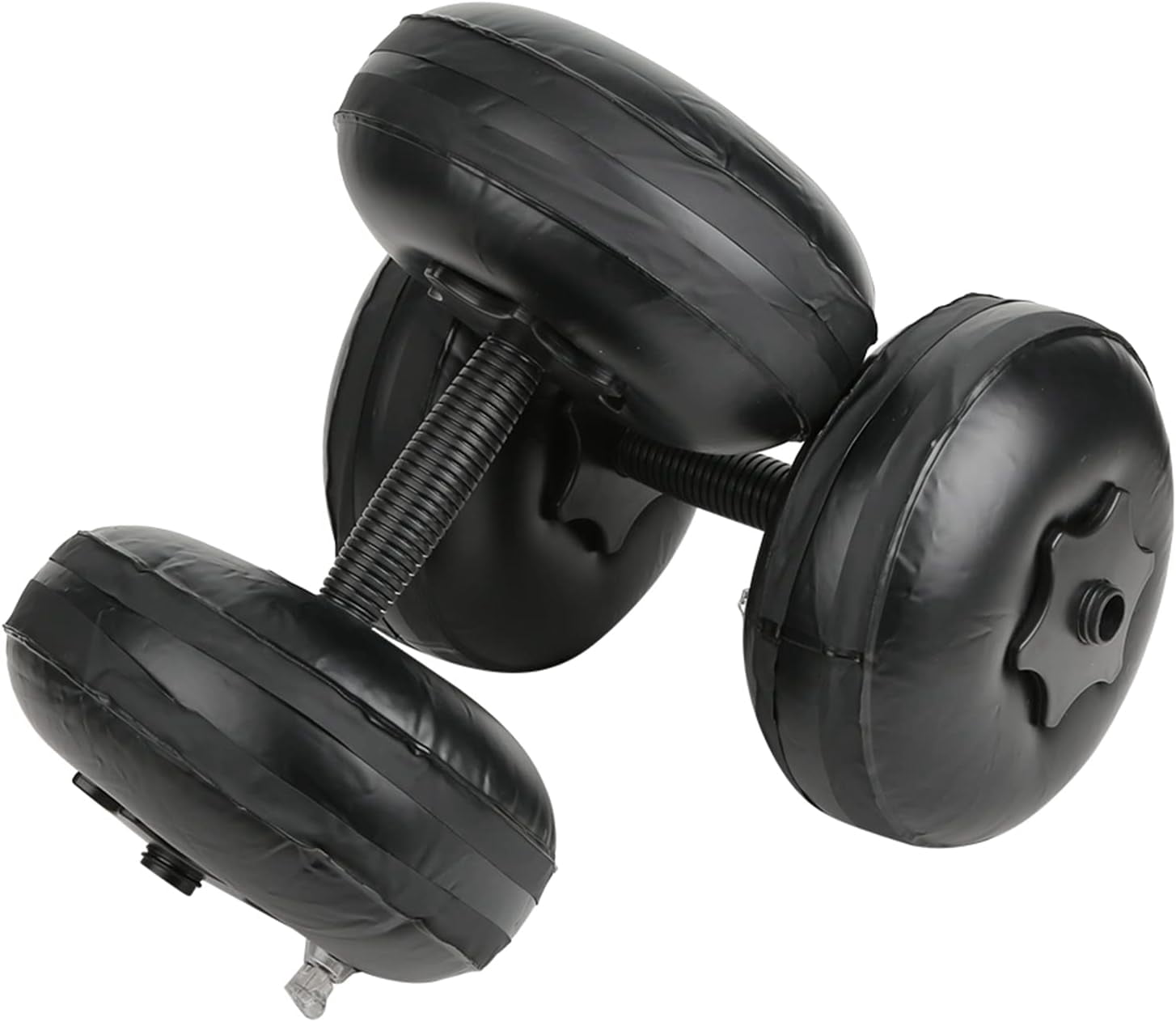 Adjustable Water-Filled Dumbbells Set 8-10kg, Portable PVC Travel Fitness Dumbbells for Workout, Yoga, Body Toning and Home Gym