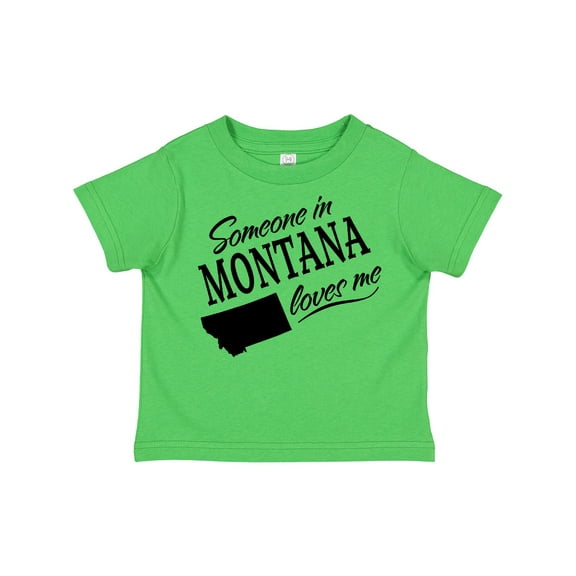 Inktastic Someone in Montana Loves Me Boys or Girls Toddler T-Shirt